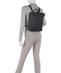 Luis Rucksack genarbtes Rindsleder navy