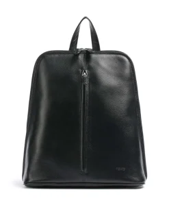 Luis Rucksack genarbtes Rindsleder schwarz