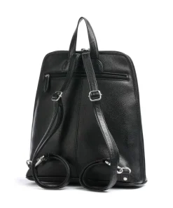 Luis Rucksack genarbtes Rindsleder schwarz