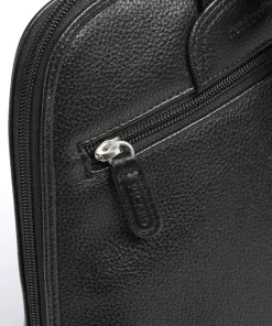 Luis Rucksack genarbtes Rindsleder schwarz