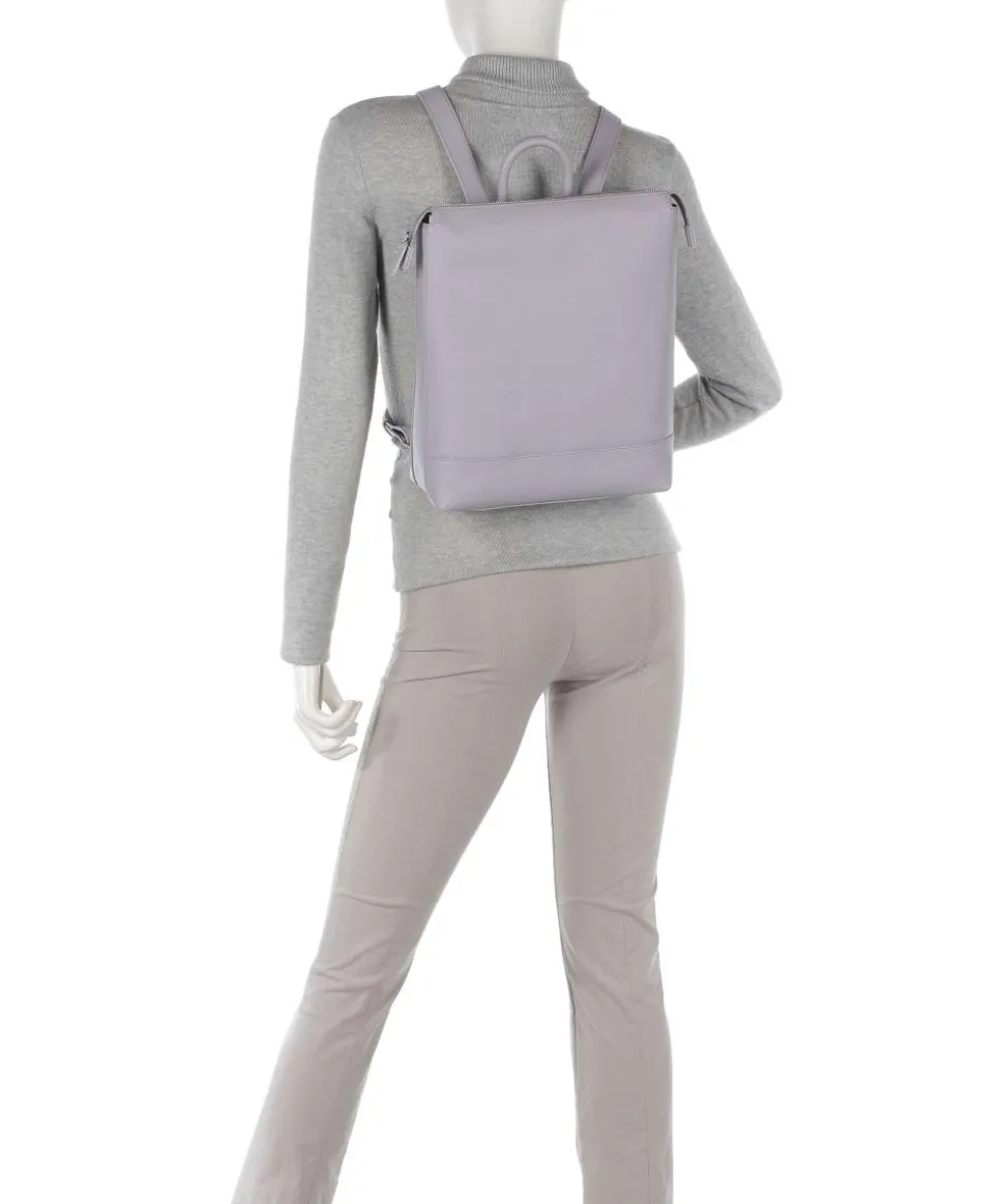 Luis Rucksack genarbtes Rindsleder violett