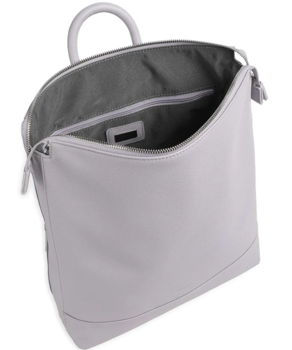 Luis Rucksack genarbtes Rindsleder violett