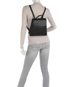 Luis Rucksack genarbtes Rindsleder schwarz