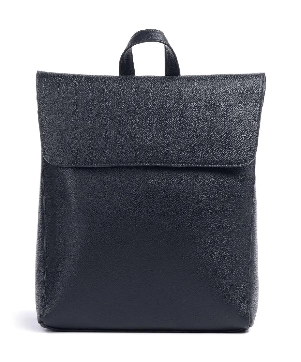 Luis Rucksack genarbtes Rindsleder navy