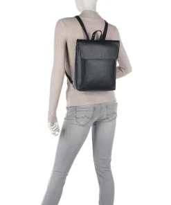 Luis Rucksack genarbtes Rindsleder navy