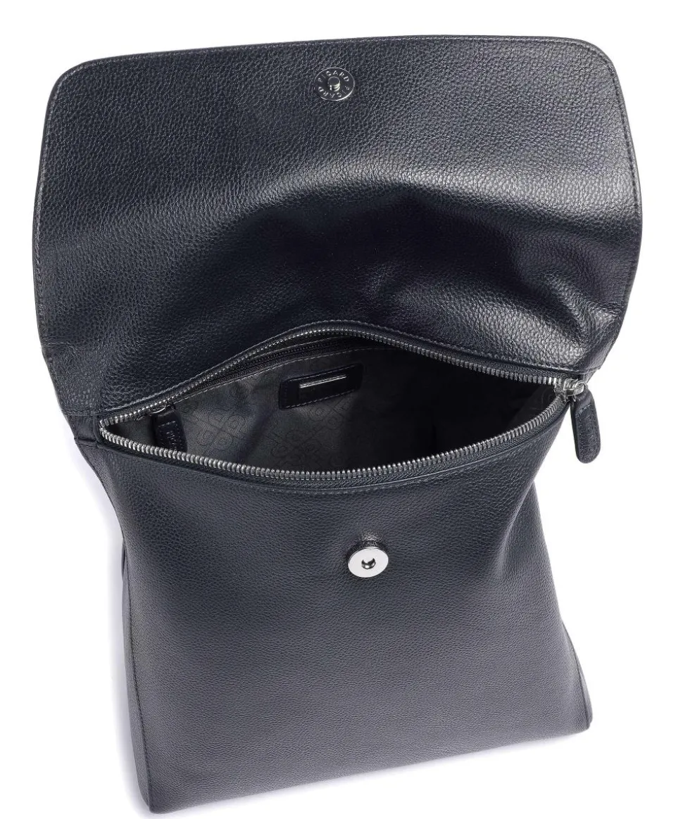 Luis Rucksack genarbtes Rindsleder navy