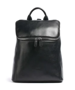 Luis Rucksack genarbtes Rindsleder schwarz