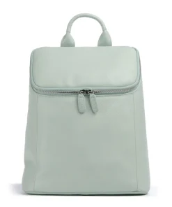 Luis Rucksack genarbtes Rindsleder mintgrün