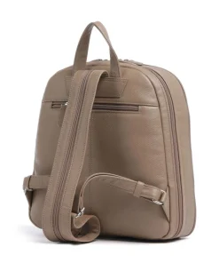 Luis Rucksack genarbtes Rindsleder hellbraun