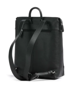 Luis Rucksack genarbtes Rindsleder schwarz