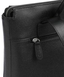 Luis Rucksack genarbtes Rindsleder schwarz