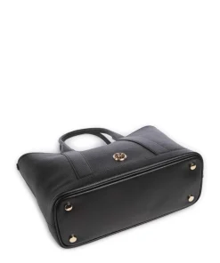 Luisa Handtasche genarbtes Rindsleder schwarz