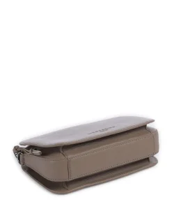 Luka Harris S Umhängetasche genarbtes Rindsleder taupe