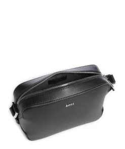 Luminary Umhängetasche geprägtes Rindsleder schwarz