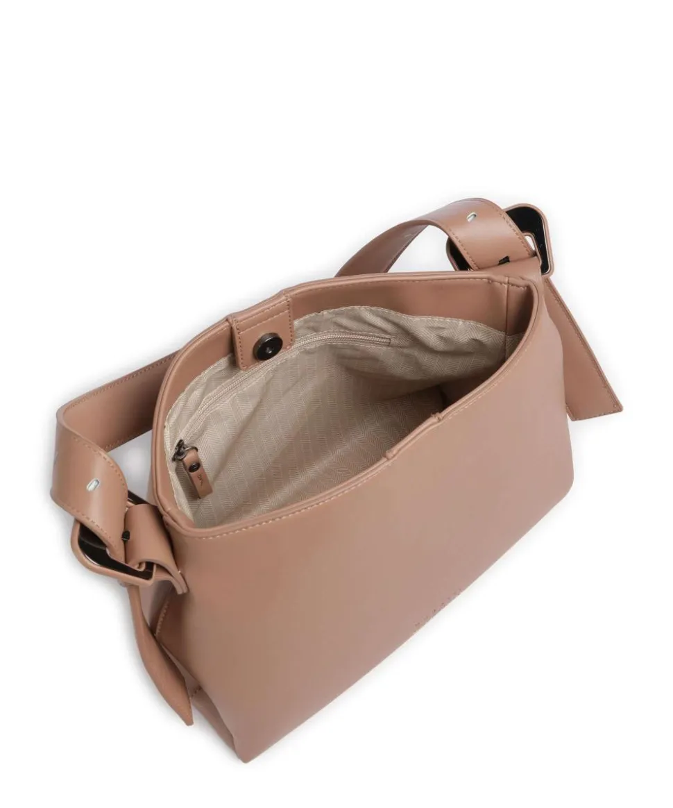 Luna Schultertasche Lederimitat powder