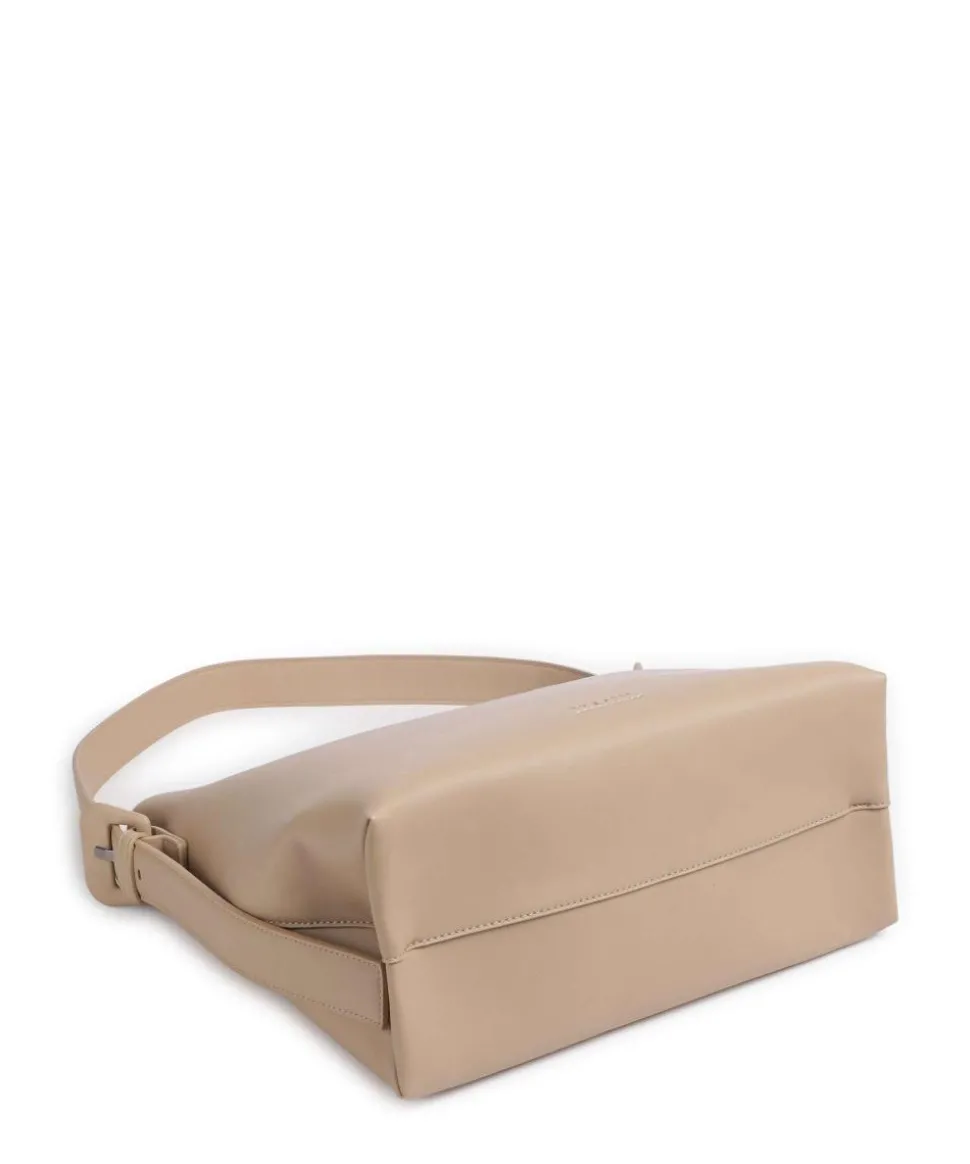 Luna Shopper Lederimitat beige