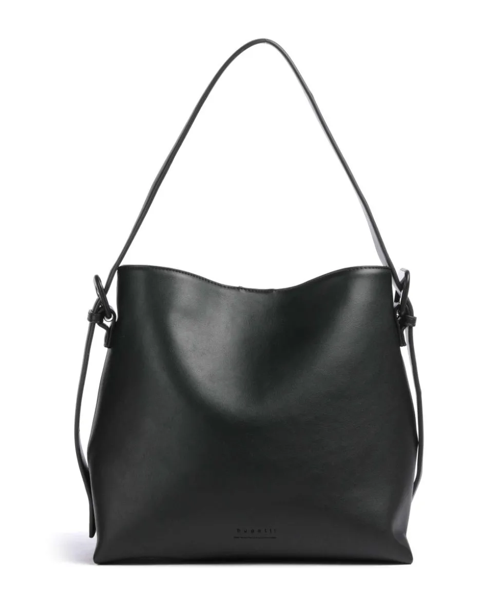 Luna Shopper Lederimitat schwarz