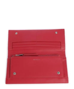 Lunar New Year Geldbörse fein genarbtes Rindsleder rot