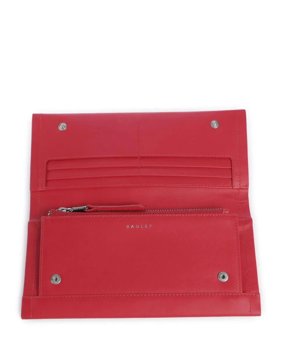 Lunar New Year Geldbörse fein genarbtes Rindsleder rot