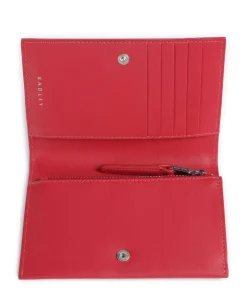 Lunar New Year Geldbörse fein genarbtes Rindsleder rot