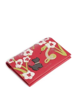 Lunar New Year Geldbörse fein genarbtes Rindsleder rot