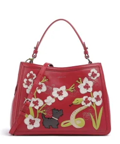 Lunar New Year Handtasche fein genarbtes Rindsleder rot