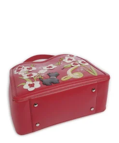 Lunar New Year Handtasche fein genarbtes Rindsleder rot