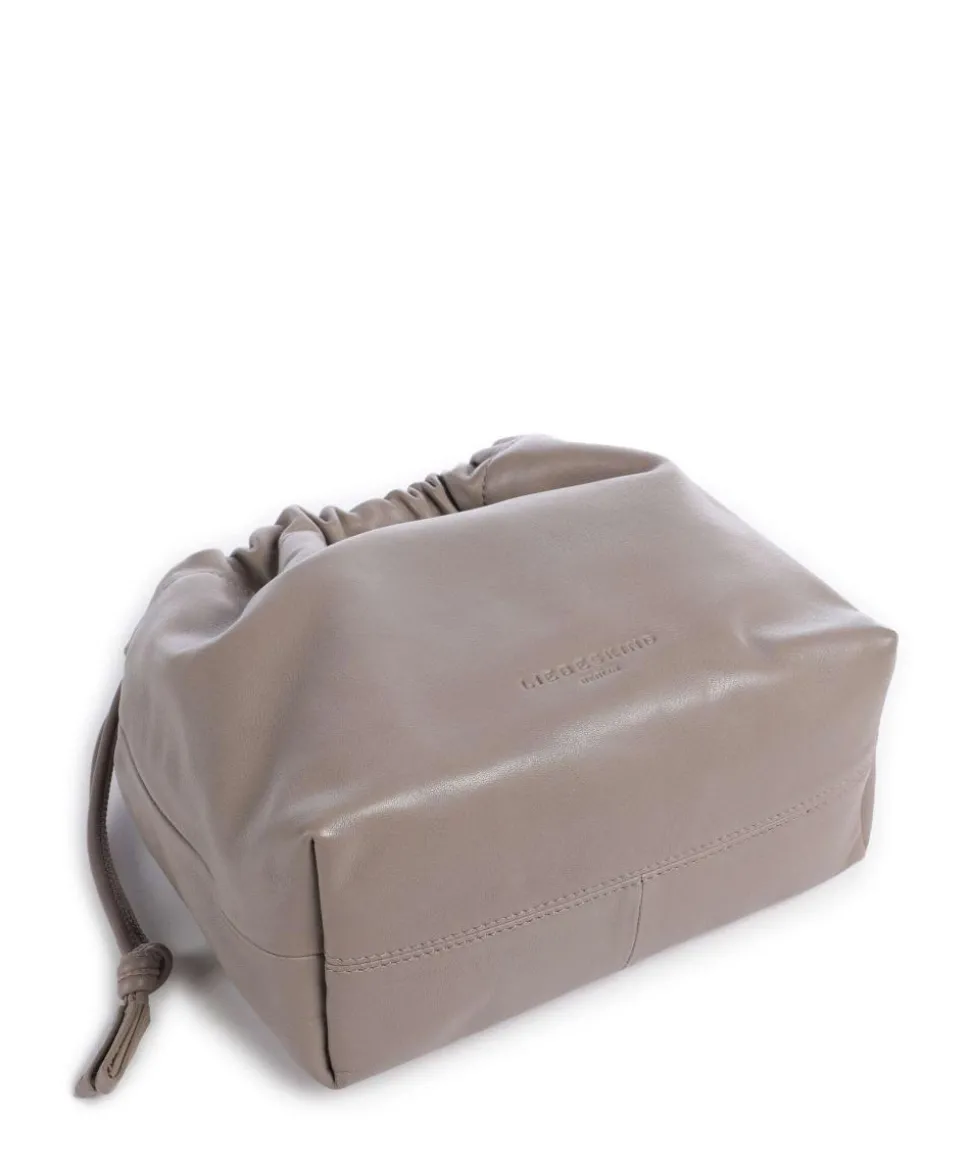 Lya Sheep Natural S Bucket bag Schafsleder taupe