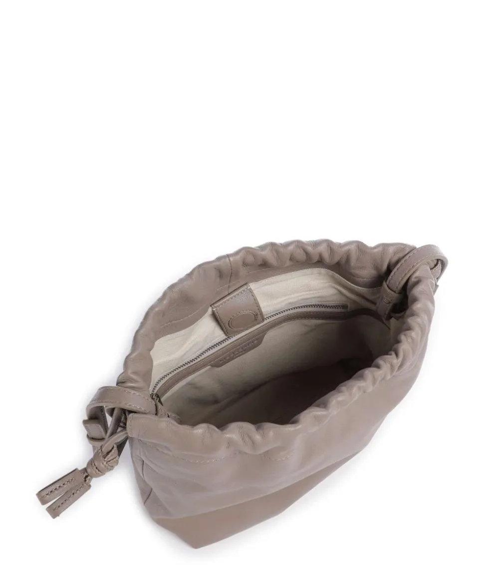 Lya Sheep Natural S Bucket bag Schafsleder taupe