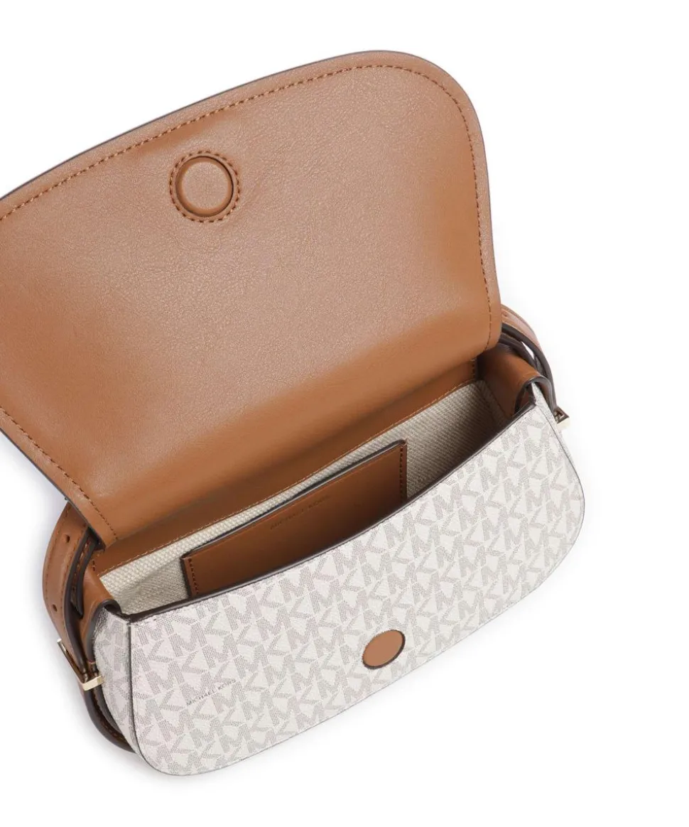 Lydia Small Umhängetasche Lederimitat creme