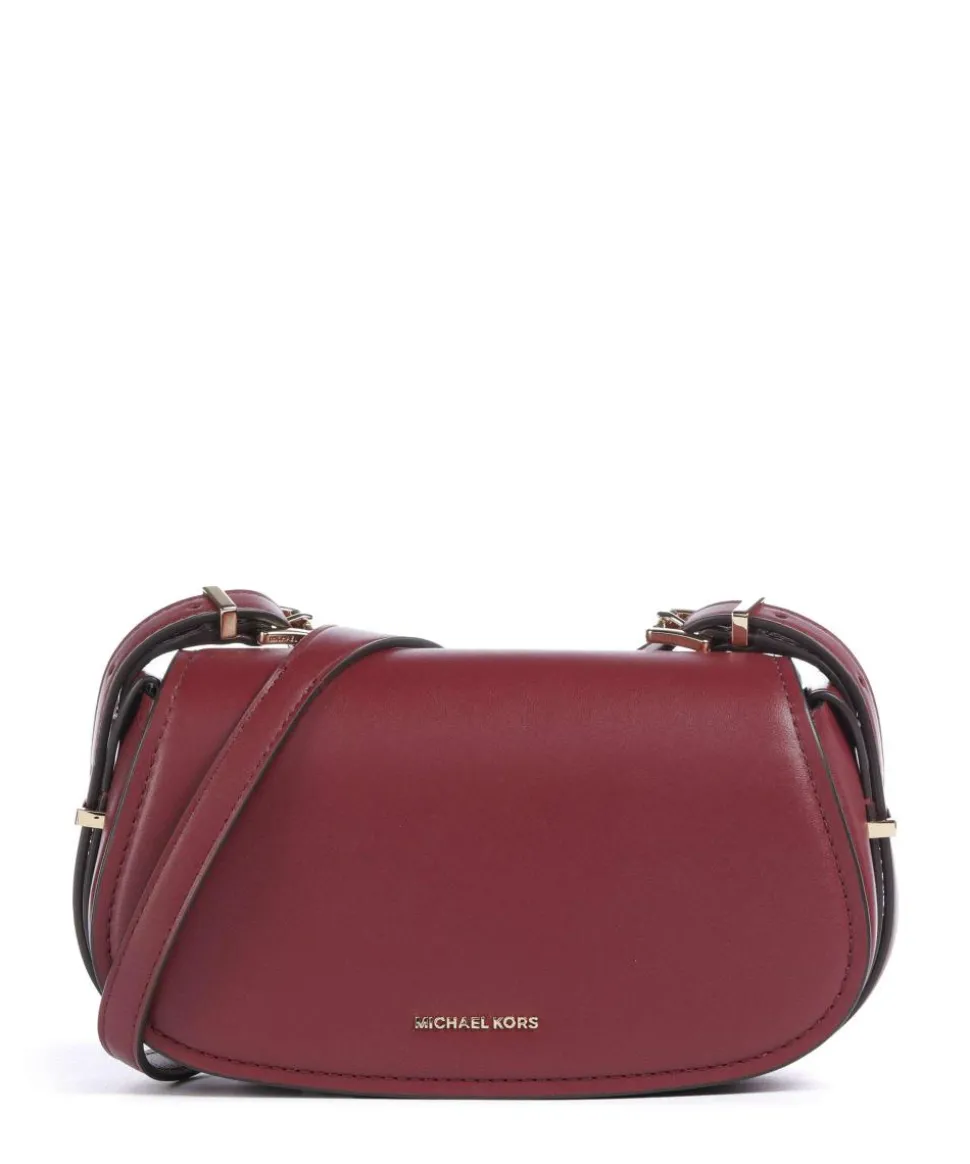 Lydia Small Umhängetasche fein genarbtes Rindsleder wein