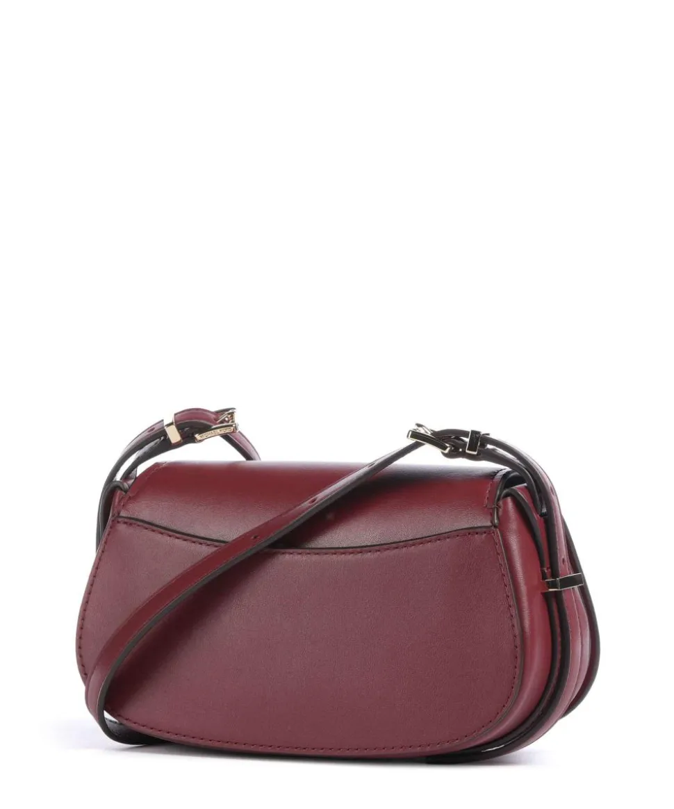 Lydia Small Umhängetasche fein genarbtes Rindsleder wein