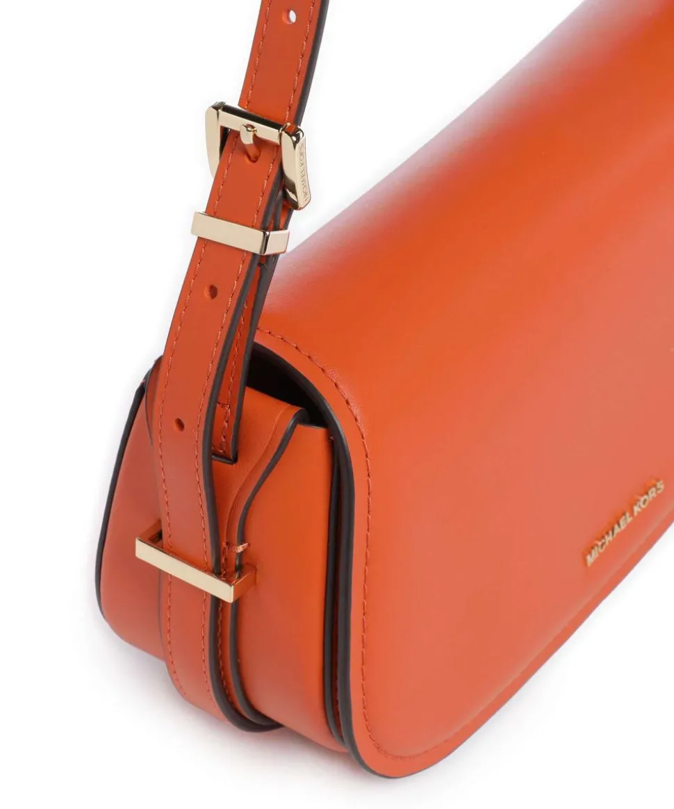 Lydia Small Umhängetasche fein genarbtes Rindsleder orange