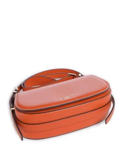 Lydia Small Umhängetasche fein genarbtes Rindsleder orange