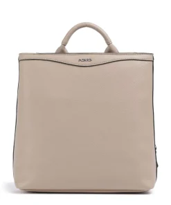 Lyon Rucksack Lederimitat beige
