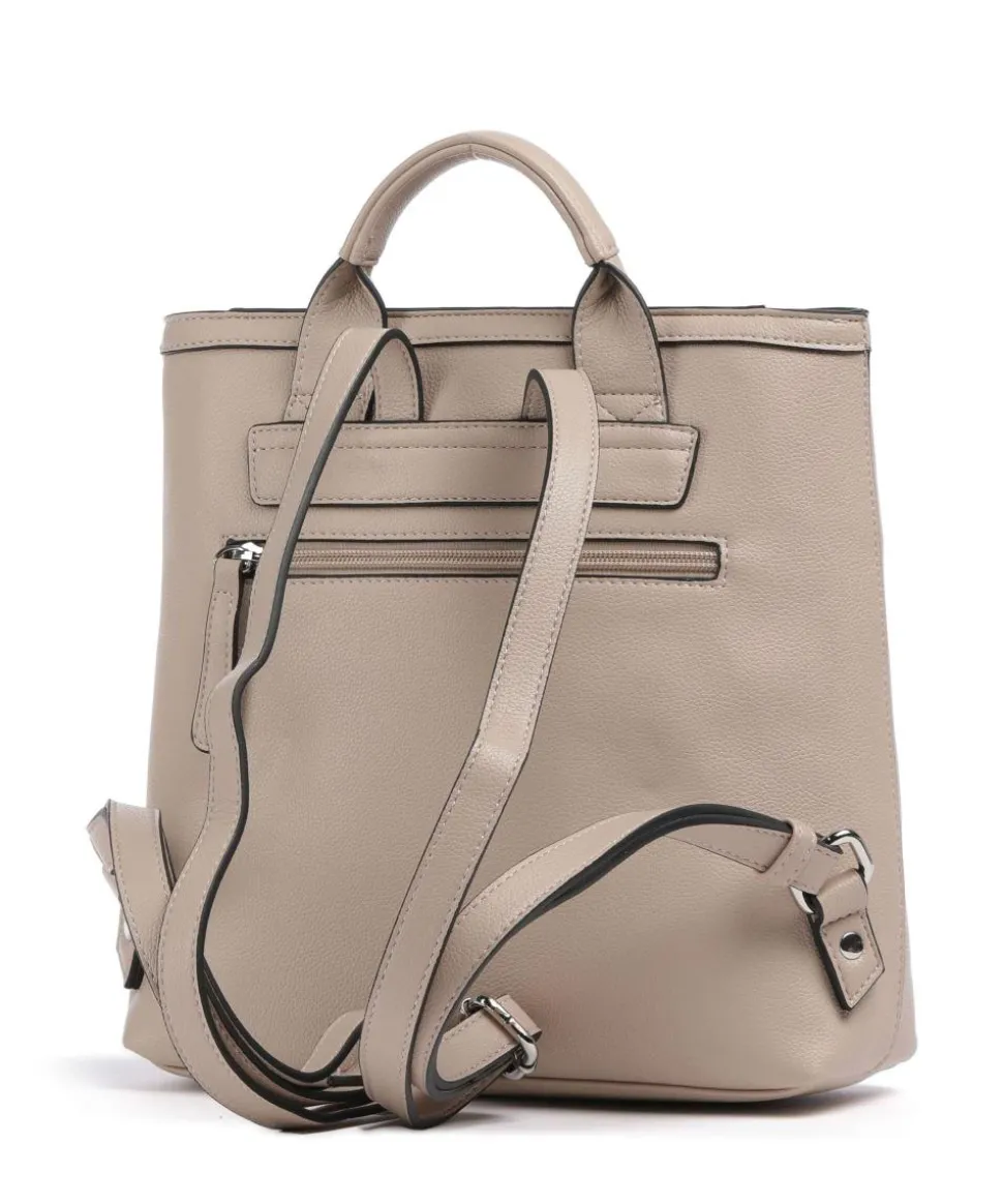 Lyon Rucksack Lederimitat beige