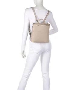 Lyon Rucksack Lederimitat beige