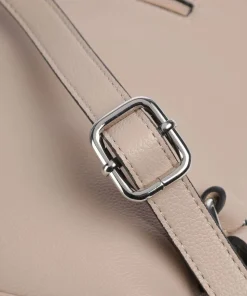 Lyon Rucksack Lederimitat beige