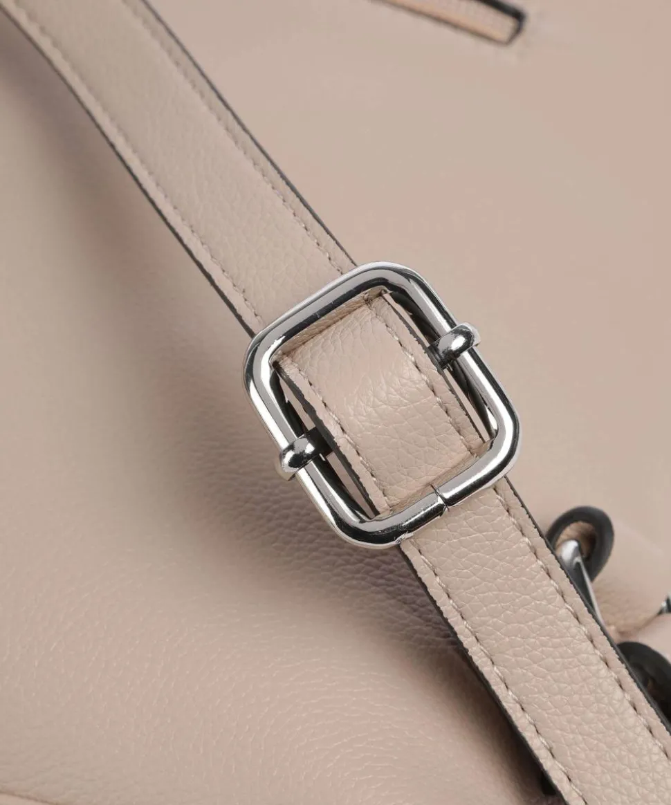 Lyon Rucksack Lederimitat beige