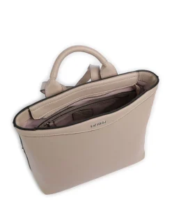 Lyon Rucksack Lederimitat beige