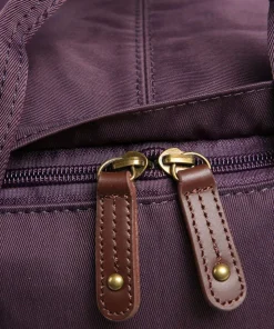 Macaroon Rucksack 14″ Nylon aubergine