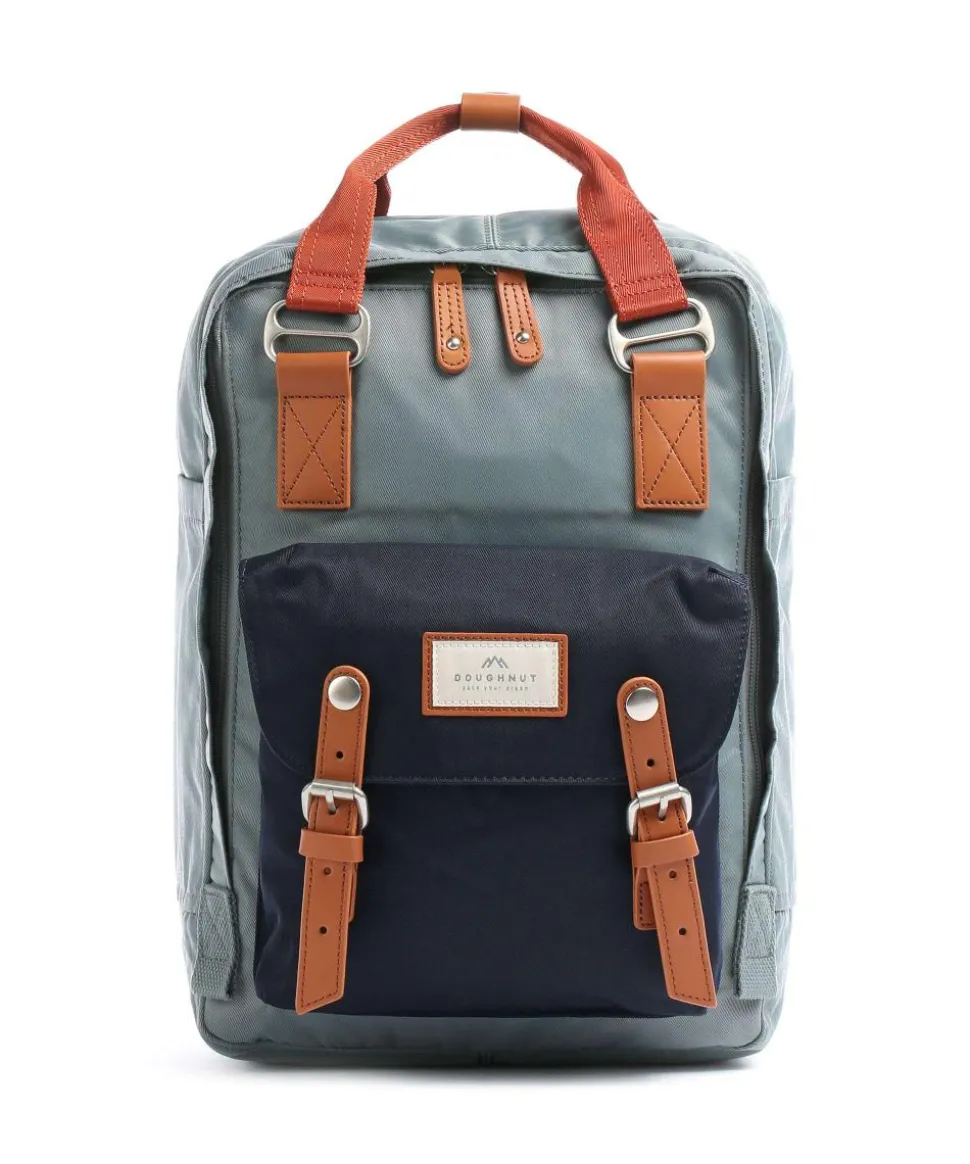 Macaroon Rucksack 14″ Nylon blau/grün