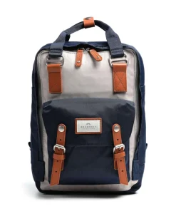 Macaroon Rucksack 14″ Nylon blau/beige