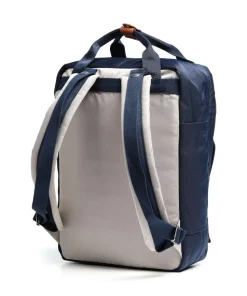 Macaroon Rucksack 14″ Nylon blau/beige