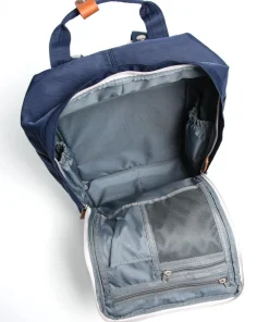 Macaroon Rucksack 14″ Nylon blau/beige