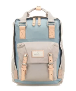 Macaroon Rucksack 14″ Nylon beige/blau