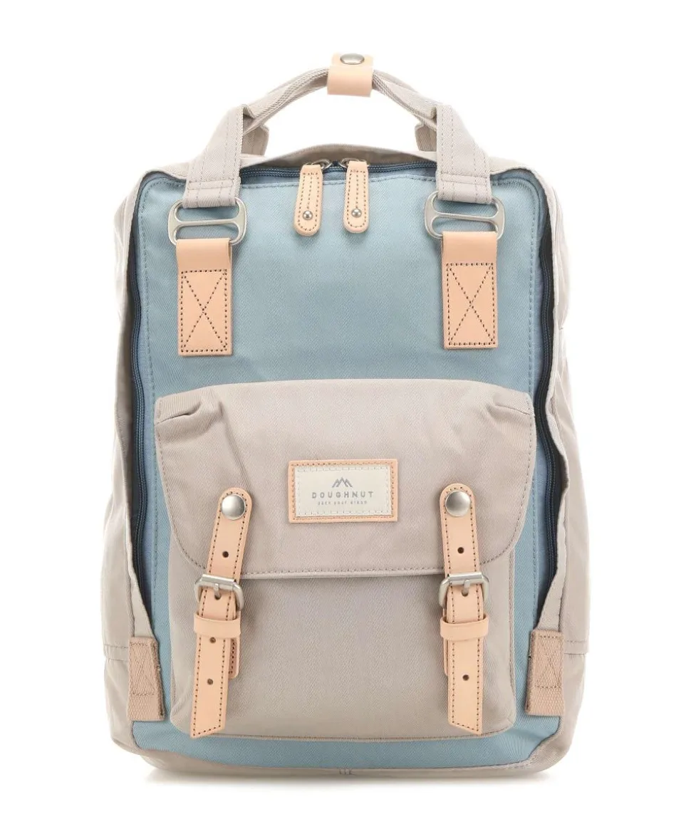 Macaroon Rucksack 14″ Nylon beige/blau