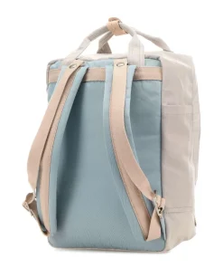 Macaroon Rucksack 14″ Nylon beige/blau