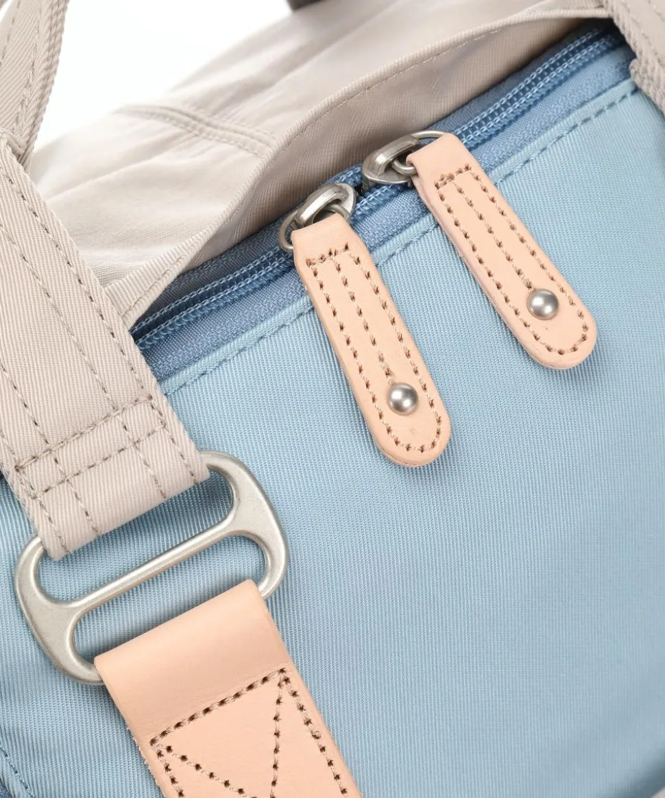 Macaroon Rucksack 14″ Nylon beige/blau