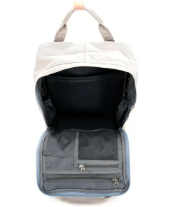 Macaroon Rucksack 14″ Nylon beige/blau